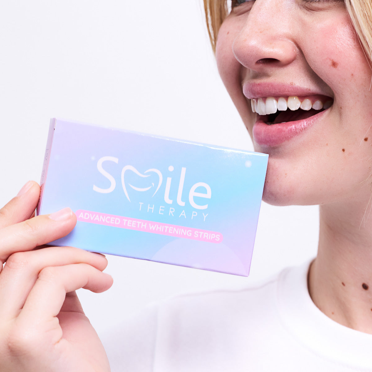 Teeth Cleaning & Whitening Strips (14 Treatments) - Smile Therapy